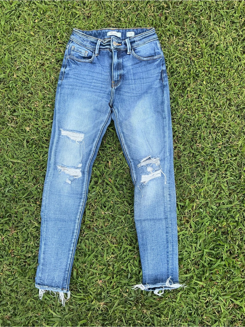 KanCan Light Blue Distressed Skinny Jeans